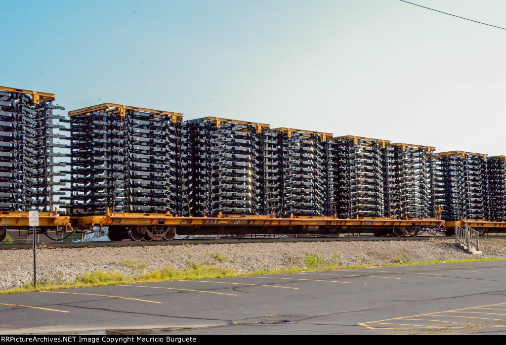 FTTX Flat Car with Truck Frames